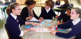 some St Mary's pupils