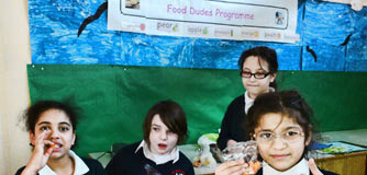 some St Mary's pupils