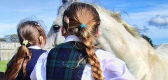 some St Mary's pupils